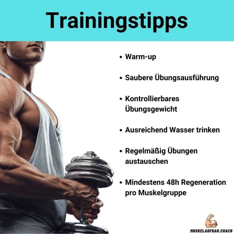 2er Split Trainingsplan Muskelaufbau.Coach
