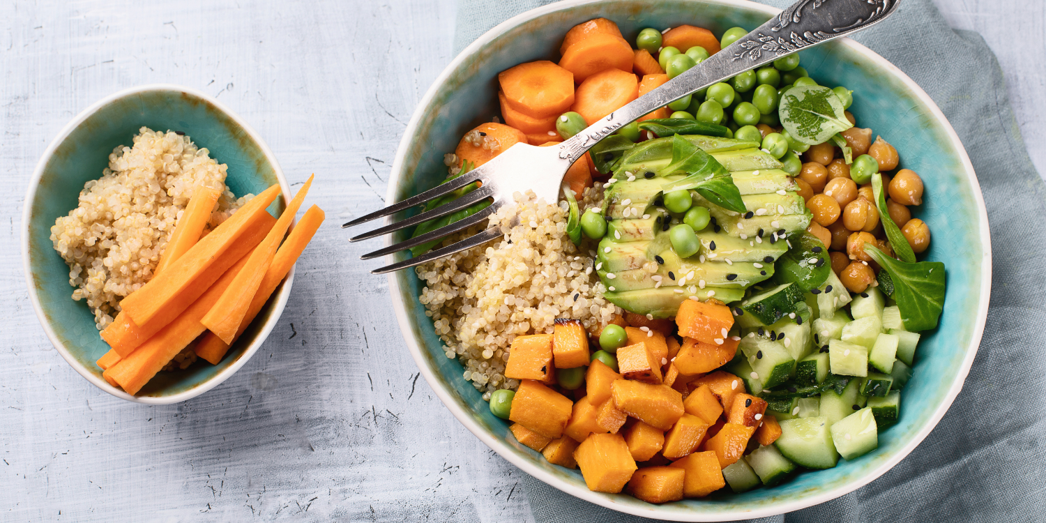 Veganes Mittagessen für Muskelaufbau